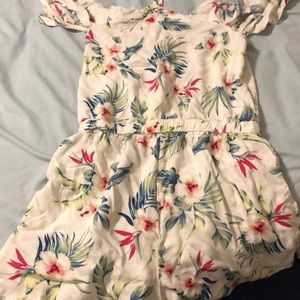 halter neck tie romper.